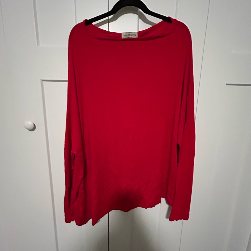 Elegant Red XL Ivan Grundahl Long Sleeve Top